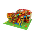 Super fun spider tower Indoor playgroungs Kid's naughty games with ball pit